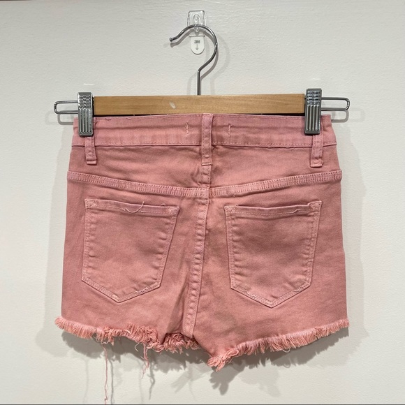 Low Rise Distressed Mini Shorts - Picture 2 of 2